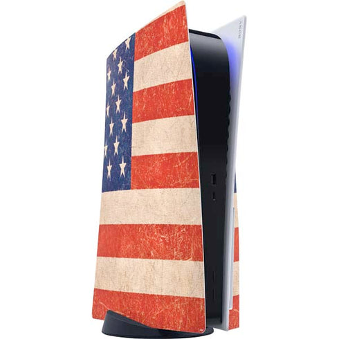Distressed American Flag PS5 Console Skin