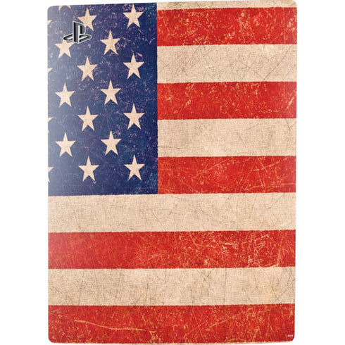 Distressed American Flag PS5 Console Skin