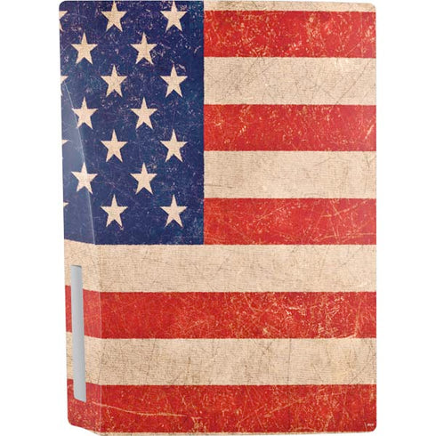Distressed American Flag PS5 Console Skin