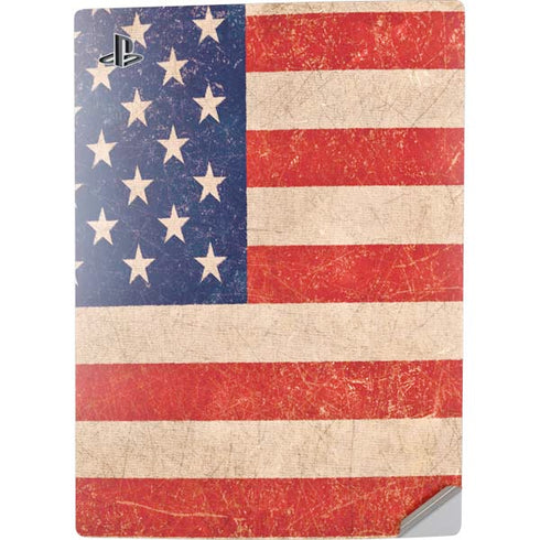 Distressed American Flag PS5 Digital Edition Console Skin