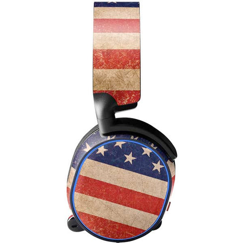 Distressed American Flag SteelSeries Arctis 3 Skin
