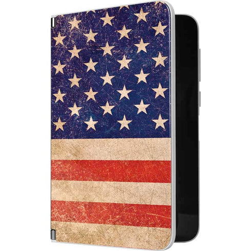 Distressed American Flag Surface Duo Skin