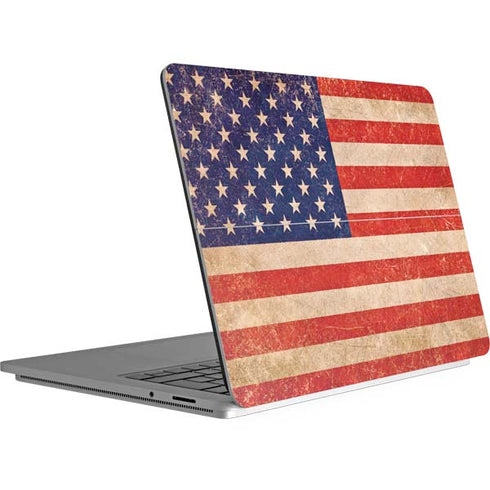 Distressed American Flag Surface Laptop Studio Skin