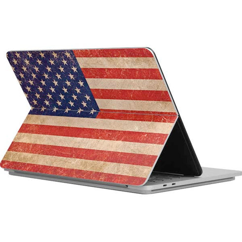 Distressed American Flag Surface Laptop Studio Skin