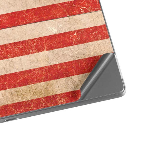 Distressed American Flag Surface Pro 8 Skin