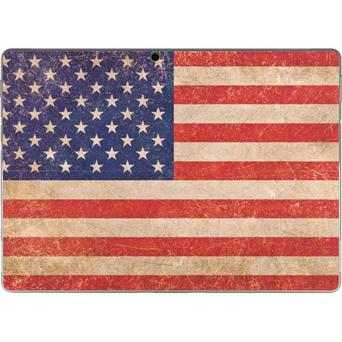 Distressed American Flag Surface Pro 8 Skin