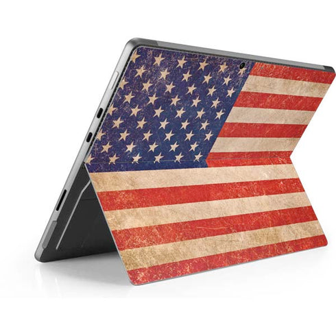 Distressed American Flag Surface Pro 9 Skin