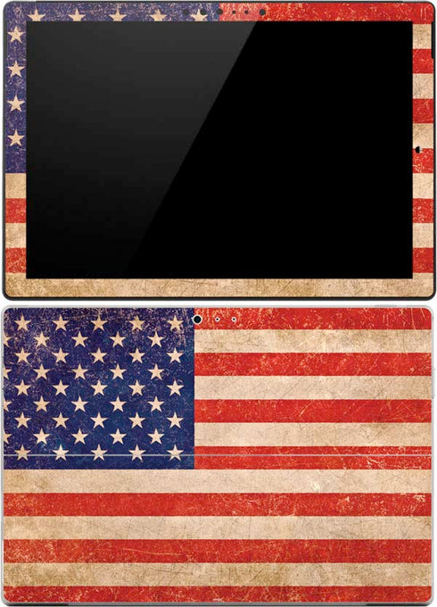 Distressed American Flag Surface Pro (2017) Skin