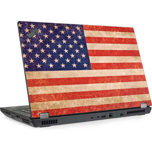 Distressed American Flag Lenovo ThinkPad Skin