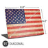 Distressed American Flag Universal Laptop 11in (8.8 x 6.2in) Skin