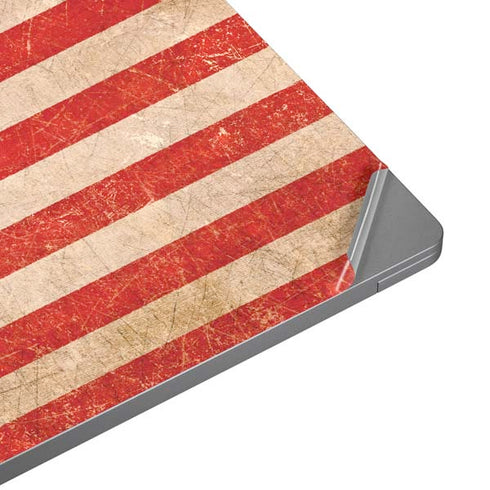 Distressed American Flag Universal Laptop 17in (13.8 x 10in) Skin
