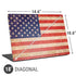 Distressed American Flag Universal Laptop 18in (14.6 x 10.6in) Skin