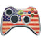 Distressed American Flag Xbox 360 Wireless Controller Skin
