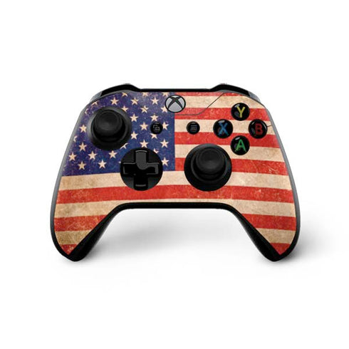 Distressed American Flag Xbox One X Bundle Skin