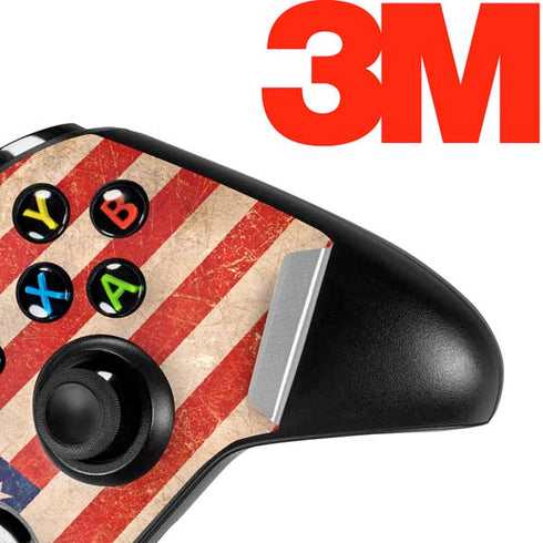 Distressed American Flag Xbox One X Controller Skin