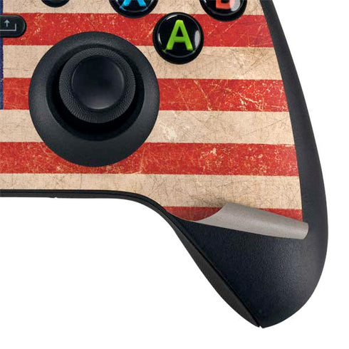 Distressed American Flag Xbox Series X Controller Skin