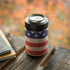 Distressed American Flag Yeti Colster Can Insulator Skin