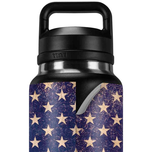 Distressed American Flag YETI Rambler 36oz Bottle Skin