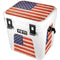 Distressed American Flag YETI Roadie 24 Hard Cooler Skin