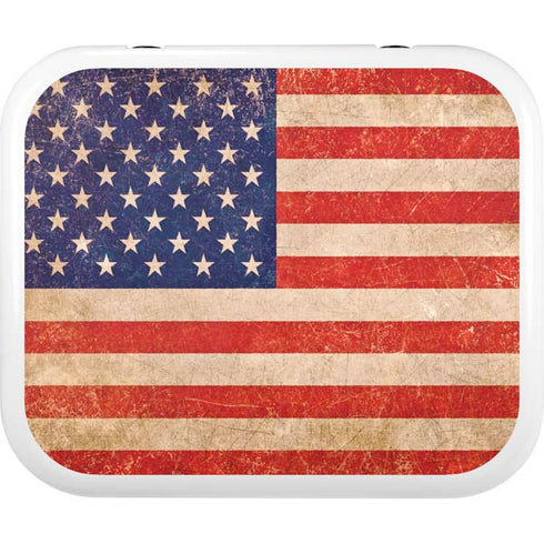 Distressed American Flag YETI Roadie 24 Hard Cooler Skin
