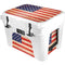 Distressed American Flag YETI Tundra 35 Hard Cooler Skin