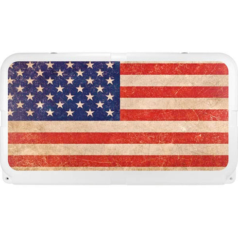 Distressed American Flag YETI Tundra 65 Hard Cooler Skin