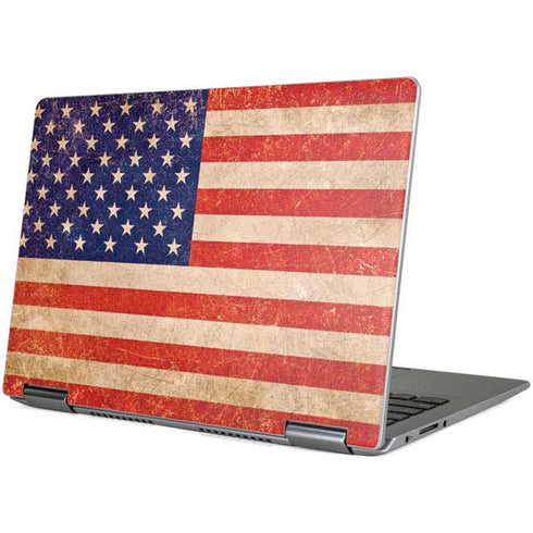Distressed American Flag Yoga 710 14in Skin
