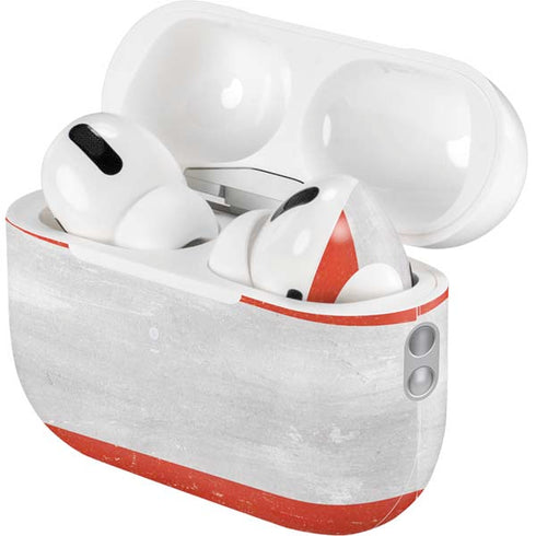 Distressed Austria Flag AirPods Pro 2nd Gen Skin