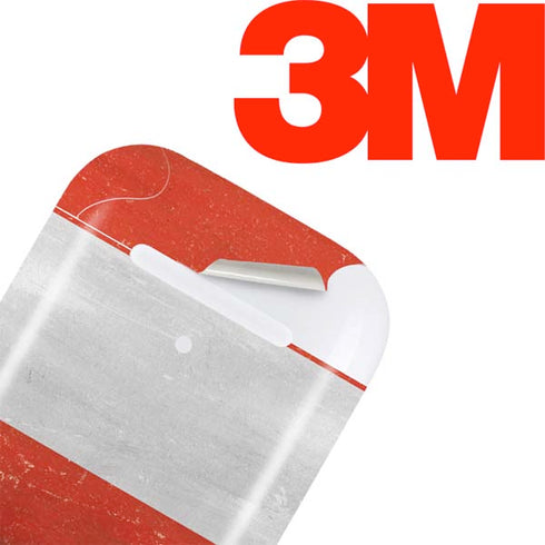 Distressed Austria Flag Apple AirPods Skin