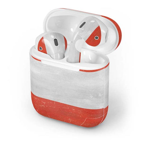 Distressed Austria Flag Apple AirPods Skin