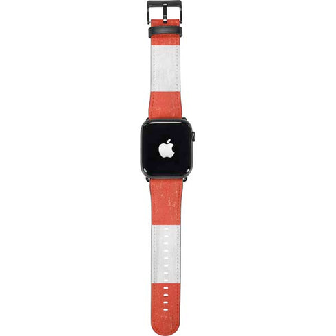 Distressed Austria Flag Apple Watch Band 42-44mm