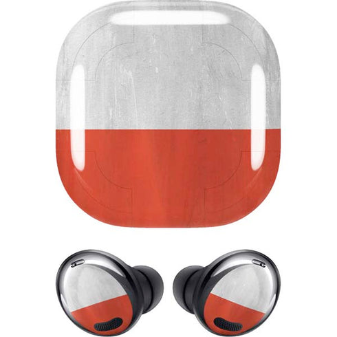 Distressed Austria Flag Galaxy Buds Pro Skin