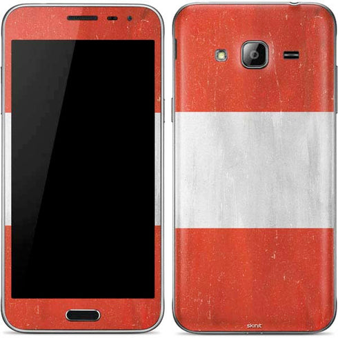 Distressed Austria Flag Galaxy J3 Skin
