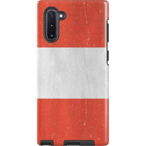 Distressed Austria Flag Galaxy Note 10 Pro Case
