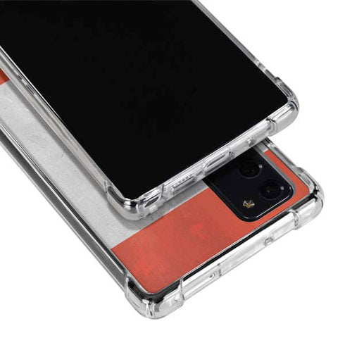 Distressed Austria Flag Galaxy Note20 5G Clear Case