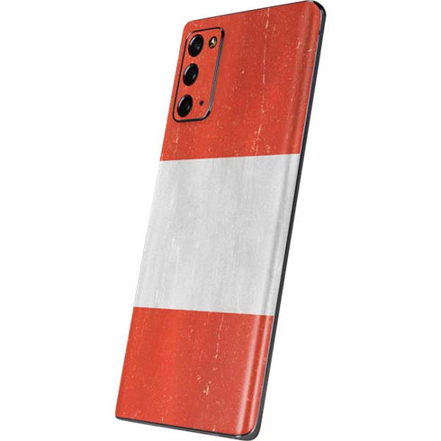Distressed Austria Flag Galaxy Note20 5G Skin