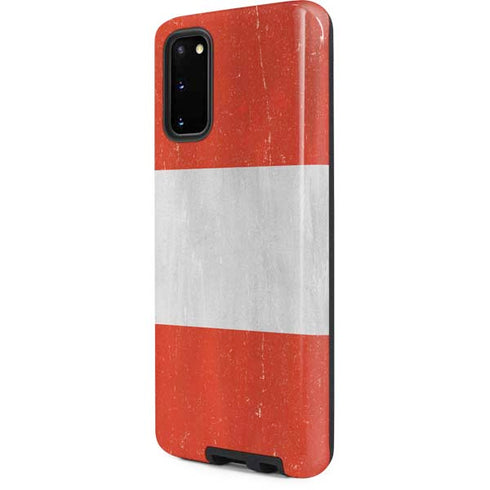 Distressed Austria Flag Galaxy S20 Pro Case