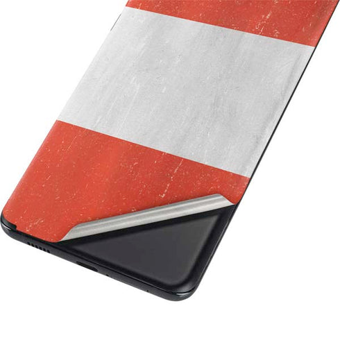 Distressed Austria Flag Galaxy S21 Plus 5G Skin