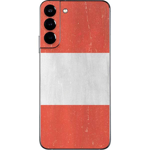 Distressed Austria Flag Galaxy S22 Plus Skin