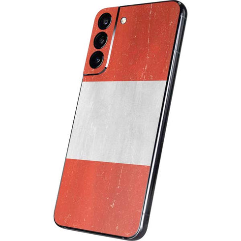 Distressed Austria Flag Galaxy S22 Plus Skin