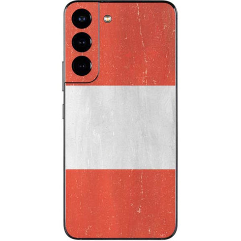 Distressed Austria Flag Galaxy S22 Skin