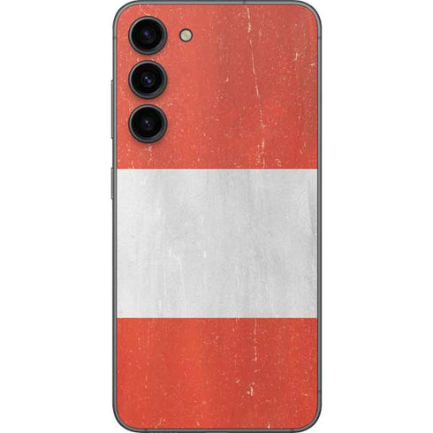 Distressed Austria Flag Galaxy S23 Plus Skin