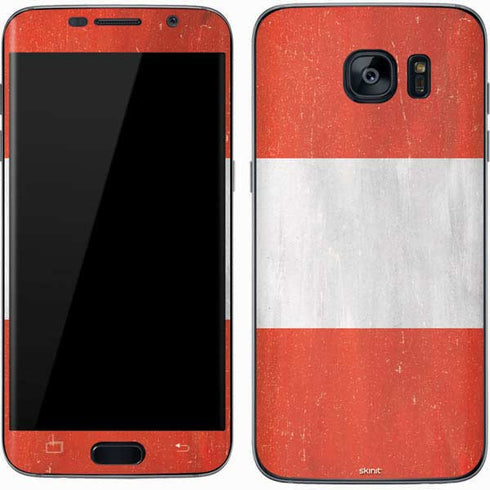 Distressed Austria Flag Galaxy S7 Skin