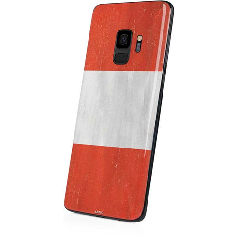 Distressed Austria Flag Galaxy S9 Skin