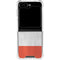 Distressed Austria Flag Galaxy Z Flip5 5G Clear Case
