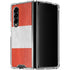 Distressed Austria Flag Galaxy Z Fold4 5G Clear Case