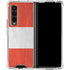 Distressed Austria Flag Galaxy Z Fold4 5G Clear Case