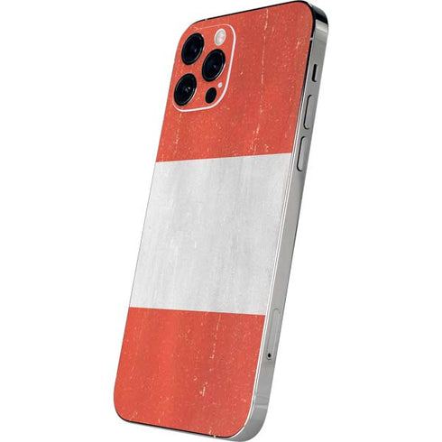 Distressed Austria Flag iPhone 12 Pro Max Skin