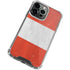 Distressed Austria Flag iPhone 14 Pro Clear Case
