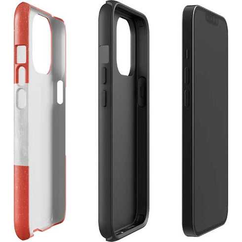 Distressed Austria Flag iPhone 14 Pro Max Impact Case